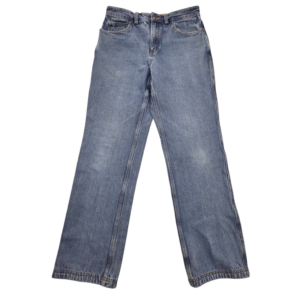 Duluth Trading Co Ballroom Relaxed Fit Jeans Mens 34x34 Blue Cotton